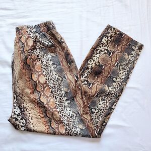 Audrey Animal Print Pants Size XS